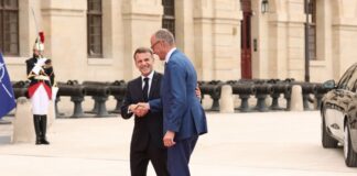 Gegenbesuch Macrons nach Paris-Reise des Kanzlers Am Montag wurde Merz von Macron in Paris empfangen. (Archivbild)