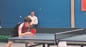 Tischtennis: Bei der U19-EM starteten zwei Velberter Noah Hersel in Aktion. Foto: SV Union Velbert