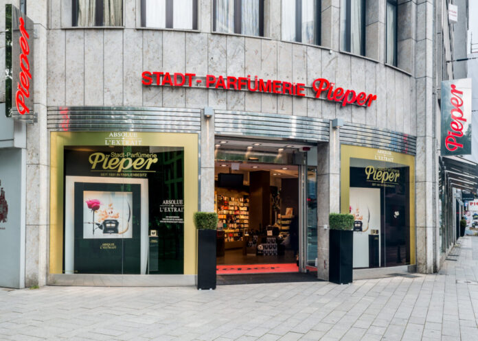 Filiale Düsseldorf Die Pieper-Filiale in Düsseldorf. Foto: Parfümerie Pieper