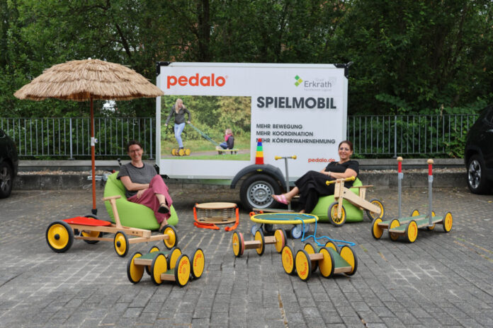 Spielmobil Das Spielmobil macht halt. Foto: Stadt Erkrath