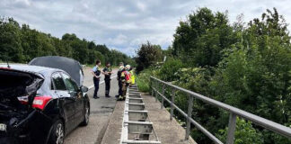 Unfall auf der A535 bei Wülfrath – Zwei Schwerverletzte