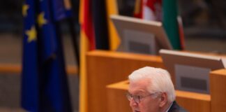 Steinmeier mahnt nach Flutkatastrophe zu Klimaschutz Steinmeier gedenkt der Opfer der Flutkatastrophe.