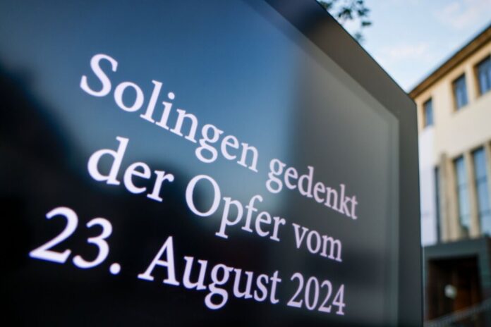 Gedenken an die Opfer des Terroranschlag von Solingen Landtag untersucht Solingen-Anschlag. (Archivbild)