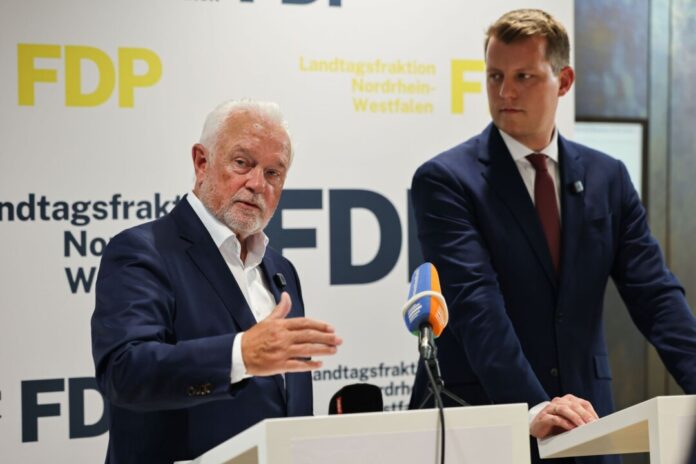 Pressestatement FDP-Bundesvorsitzender Kubicki Die FDP will mit vereinten Kräften an einem Comeback arbeiten.