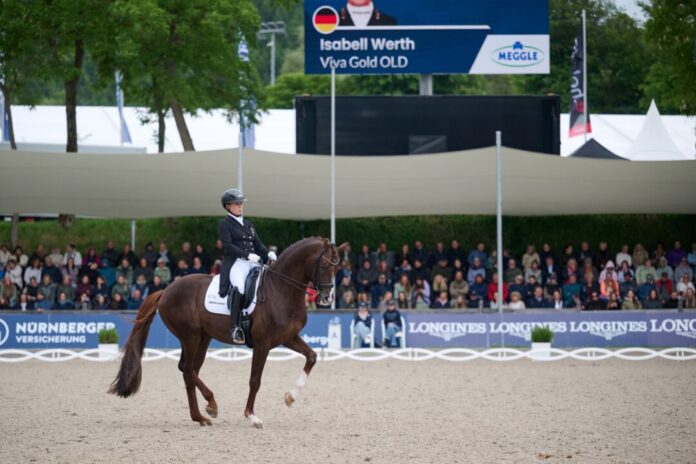 Isabell Werth Isabell Werth ritt mit Viva Gold beim Grand Prix in Hagen auf Platz zwei. (Archivbild)