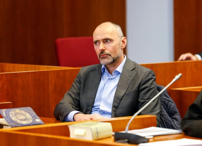 Der Cum-Ex-Kronzeuge Kai-Uwe Steck Der Cum-Ex-Kronzeuge beim Bonner Gerichtsverfahren Ende 2024.