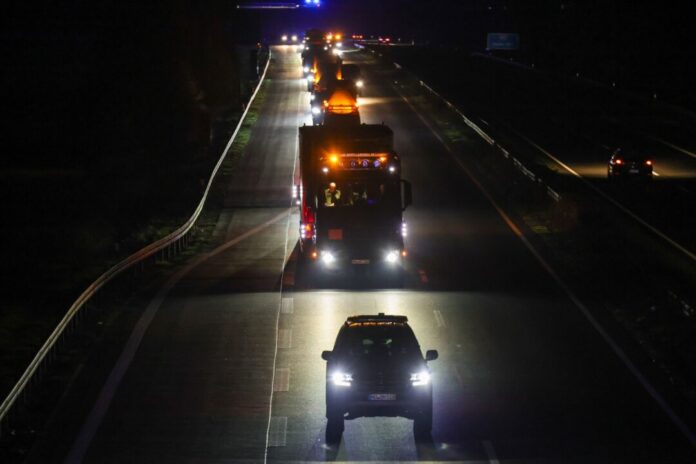 Castor-Transporte in Nordrhein-Westfalen Der sechste Castor-Transport ist unterwegs.