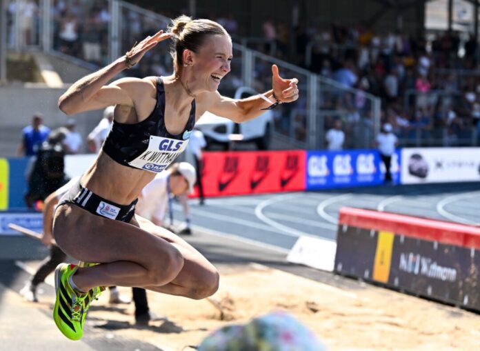 Leichtathletik - Deutsche Meisterschaft Der Dreisprung war Teil der Finals, wurde aber in Bochum ausgetragen.