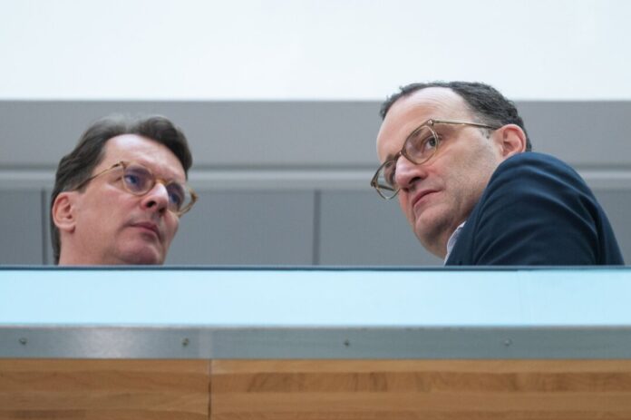 Abschluss Klausurtagung CDU-Präsidium Kennen sich schon lange: Hendrik Wüst (links) und Jens Spahn.