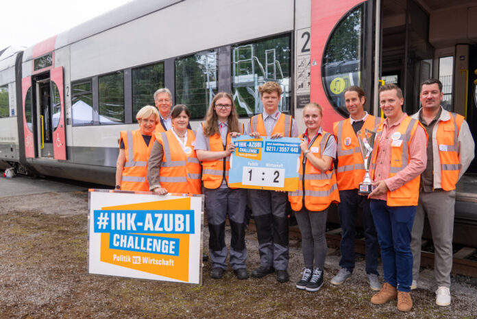 2. IHK-Azubi-Challenge_Regiobahn_Patrick Krausen Bei der Regiobahn fand die Azubi-Challenge statt. Foto: IHK/Patrick-Krausen
