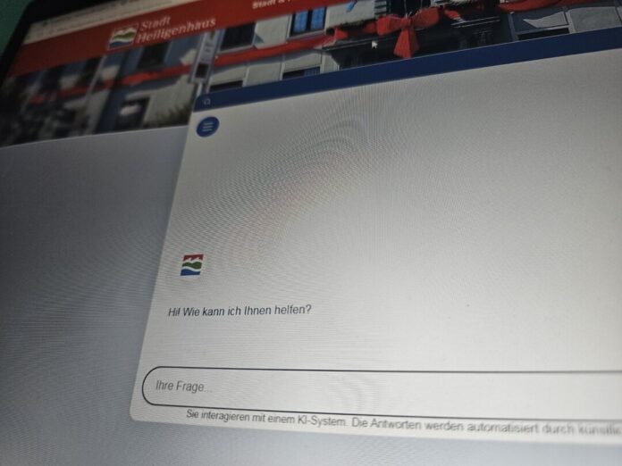 Der Chatbot auf der städtischen Webseiten hilft bei einfachen Fragen rund um die städtischen Services. Foto: Volkmann Der Chatbot auf der städtischen Webseiten hilft bei einfachen Fragen rund um die städtischen Services. Foto: Volkmann