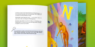 Neanderthal-Museum veröffentlicht Kinderbuch Das Kinderbuch kostet rund 17 Euro, das Malbuch rund acht Euro. Foto: Neanderthal-Museum