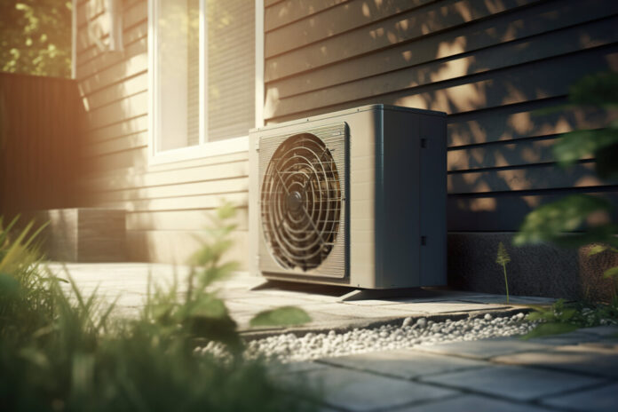 Eine Wärmepumpe steht an einer Hauswand. Foto: VZ NRW/adpic Eine Wärmepumpe steht an einer Hauswand. Foto: VZ NRW/adpic