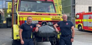 Waldbrände in Spanien: Ratinger Feuerwehrkräfte wohlbehalten zurück Nach dem Einsatz in Spanien geht es nun wieder in Ratingen für den Schutz der Bevölkerung an die Arbeit. Foto: Feuerwehr Ratingen
