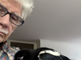 Heiligenhauser rettet Elster: Jetzt will „Archy“ nicht mehr weg Norbert Sauerland mit "Archy". Foto: privat