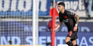 Ex-Weltmeister Palacios von Leverkusen nach England Exequiel Palacios wechselt nach England (Archivbild)