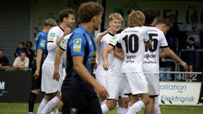 Lange hielten die Hildener in Wiedenbrück das 1:0. Foto: VfB Hilden Lange hielten die Hildener in Wiedenbrück das 1:0. Foto: VfB Hilden