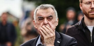 Reul warnt vor Spekulationen zu Waldbrand-Ursache Innenminister Herbert Reul blickt an der deutsch belgischen Grenze ins Brandgebiet.