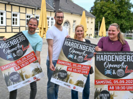 Neuauflage Hardenberg Open-Air mit Slam-Poeten und Live-Musik von „Lecker Nudelsalat“