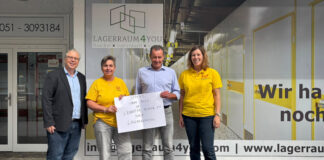 Raum-Spende für den Verein für Velberter Kinder