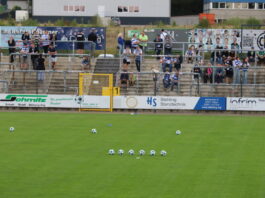 +++ Liveticker +++: 1. FC Wülfrath gegen MSV Duisburg im Niederrheinpokal Es ist angerichtet. Ab 19:30 Uhr trifft der Bezirksligist 1. FC Wülfrath auf den Drittligisten MSV Duisburg. Foto: Volkmann