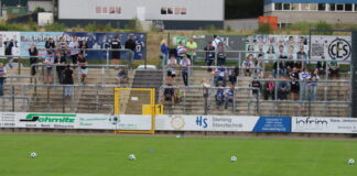 +++ Liveticker +++: 1. FC Wülfrath gegen MSV Duisburg im Niederrheinpokal Es ist angerichtet. Ab 19:30 Uhr trifft der Bezirksligist 1. FC Wülfrath auf den Drittligisten MSV Duisburg. Foto: Volkmann