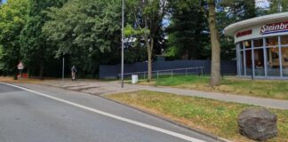 Parkplätze an der Düsseler Straße in Wülfrath