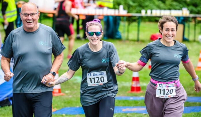 Staffel-1 Rund 1.700 Aktive werden bei dem Großevent erwartet. Foto: Ingo Kutsche/ Stadtwerke Ratingen Triathlon