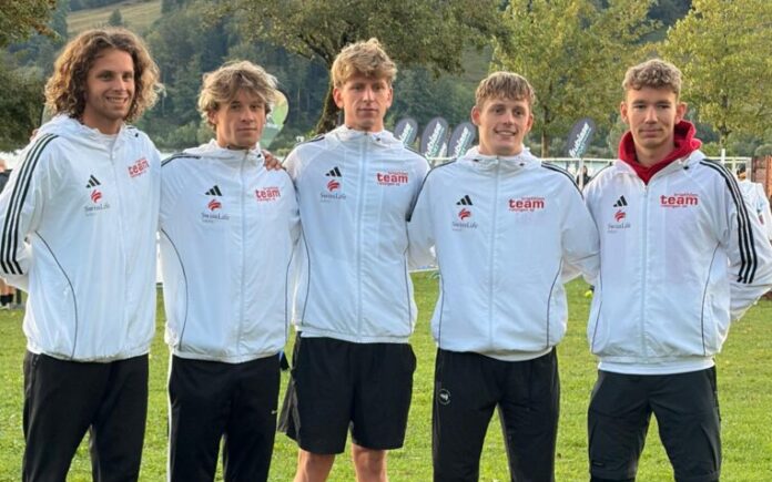 Team TTR-Allgäu 2026 Sie gingen für Ratingen an den Start: Jonas Hauser, Karol Armula, Jan Ortjohann, Jack Bowley und Leon Vollstedt. Foto: TTR 08