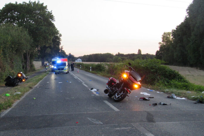 Aufnahme des Unfalls in Ratingen-Breitscheid. Foto: Polizei Mettmann Aufnahme des Unfalls in Ratingen-Breitscheid. Foto: Polizei Mettmann
