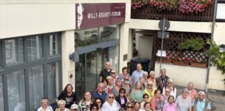Besuch aus Wülfrath im Willy-Brandt-Forum