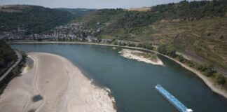 Niedrigwasser am Rhein macht Tanken teurer Die niedrigen Wasserstände am Rhein behindern den Transport von Öl und Sprit - das treibt die Preise. (Archivbild)