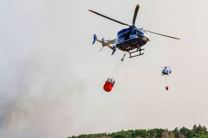 Waldbrand im Hürtgenwald Seit gestern brennt es im Hürtgenwald.