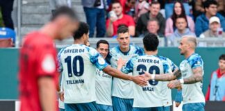 Martínez-Debüt geglückt: Leverkusen siegt 4:0 in Wiesbaden Nach etwas Geduld gewinnt Bayer Leverkusen schlussendlich deutlich bei Wehen Wiesbaden.