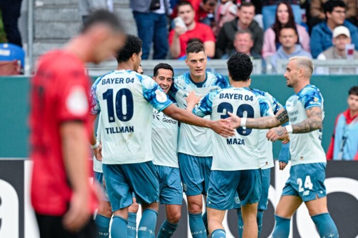 SV Wehen Wiesbaden - Bayer Leverkusen Nach etwas Geduld gewinnt Bayer Leverkusen schlussendlich deutlich bei Wehen Wiesbaden.