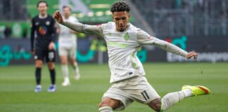 Werder und Paderborn trennen sich in XXL-Test 2:2 Traf im Test gegen den SC Paderborn: Werder-Stürmer Justin Njinmah. (Archivbild)