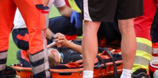 Entwarnung bei Hashioka: Gladbach gibt Diagnose bekannt Daiki Hashioka hatte in Leipzig einen schmerzhaften Zusammenprall.