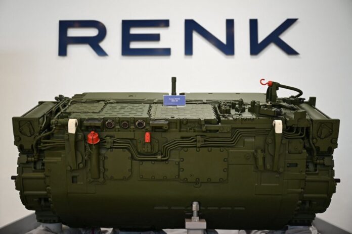 Panzergetriebe von Renk Ein Panzergetriebe von Renk, gefertigt in Augsburg. Zentrale Bauteile dafür kommen aus dem Renk-Werk in Rheine.