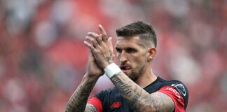 Ex-Kapitän Andrich soll doch in Leverkusen bleiben Hat wohl doch eine Zukunft bei Bayer: Robert Andrich. (Archivbild)
