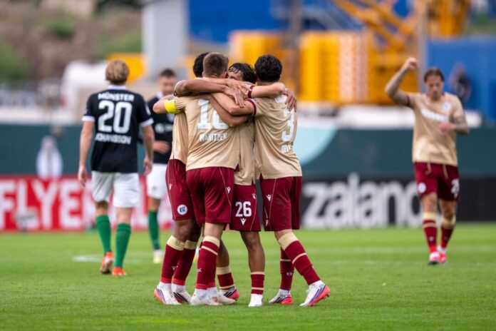 Preußen Münster - Karlsruher SC Der KSC zeigte in Münster Moral.