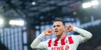 Kein Wechsel von Kölns El Mala: «Eure neue Nummer 10 bleibt» El Mala will auch in der kommenden Saison für Köln jubeln. (Archivbild)