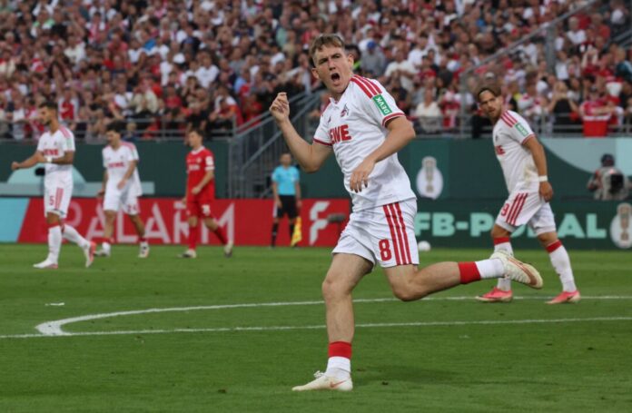 Würzburger Kickers - 1. FC Köln Isak Johannesson setzt ein Zeichen für den 1. FC Köln.
