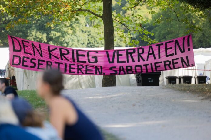 Protestcamp gegen Rheinmetall in Köln Auch in diesem Jahr wollen Kriegsgegner wieder ein sechstägiges Protestcamp in Köln abhalten (Archivbild).