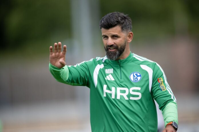 Miron Muslic Schalke-Trainer Muslic hat über das Personal vor dem DFB-Pokal gesprochen. (Archivbild)