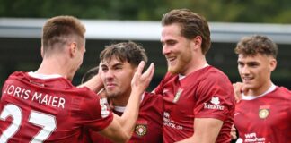 Bielefeld scheidet überraschend bei SG Großaspach aus Der Außenseiter jubelte über die zunächst verdiente 1:0-Führung.