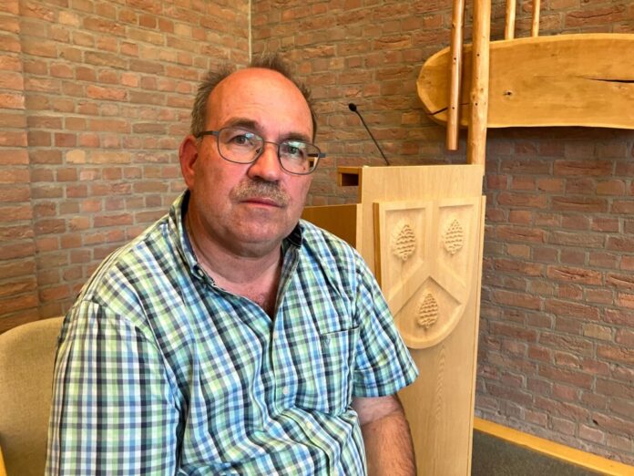 Waldbrand im Hürtgenwald Landrat Ralf Nolten (CDU) berichtet von Fortschritten bei der Brandbekämpfung.