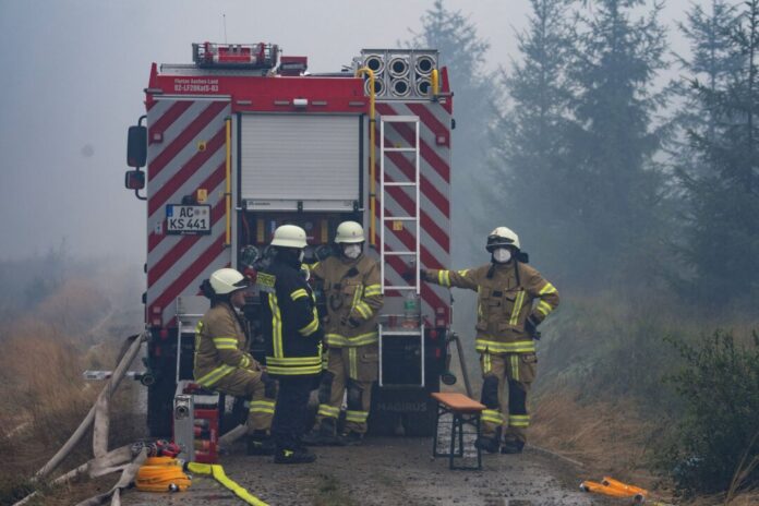 Waldbrand im Hohen Venn Noch ist der Brand im Hohen Venn nicht unter Kontrolle.