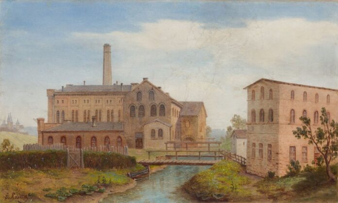 2.Rausch_Mühle Leonhard Rausch, Die Schütte’sche Mühle, 1860, Foto: Johannes Bendzulla
