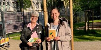 Klimaspaziergang durch Ratingen Die Energieberaterin Susanne Berger (links) und die Klimaschutzmanagerin Lilia Paul organisieren gemeinsam den Klimaspaziergang. Foto: Stadt Ratingen