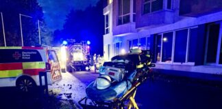 Feuer in Essener Pflegeeinrichtung: 84-Jährige schwer verletzt Ein Blick auf die Einsatzstelle. Foto: FW Essen